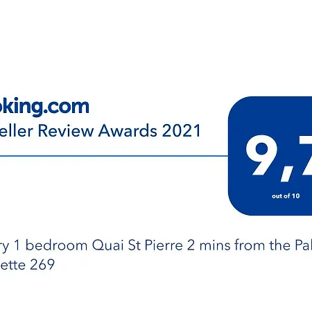 Luxury 1 Bedroom Quai St Pierre 2 Mins From The Palais & Croisette 269 Apartment Cannes